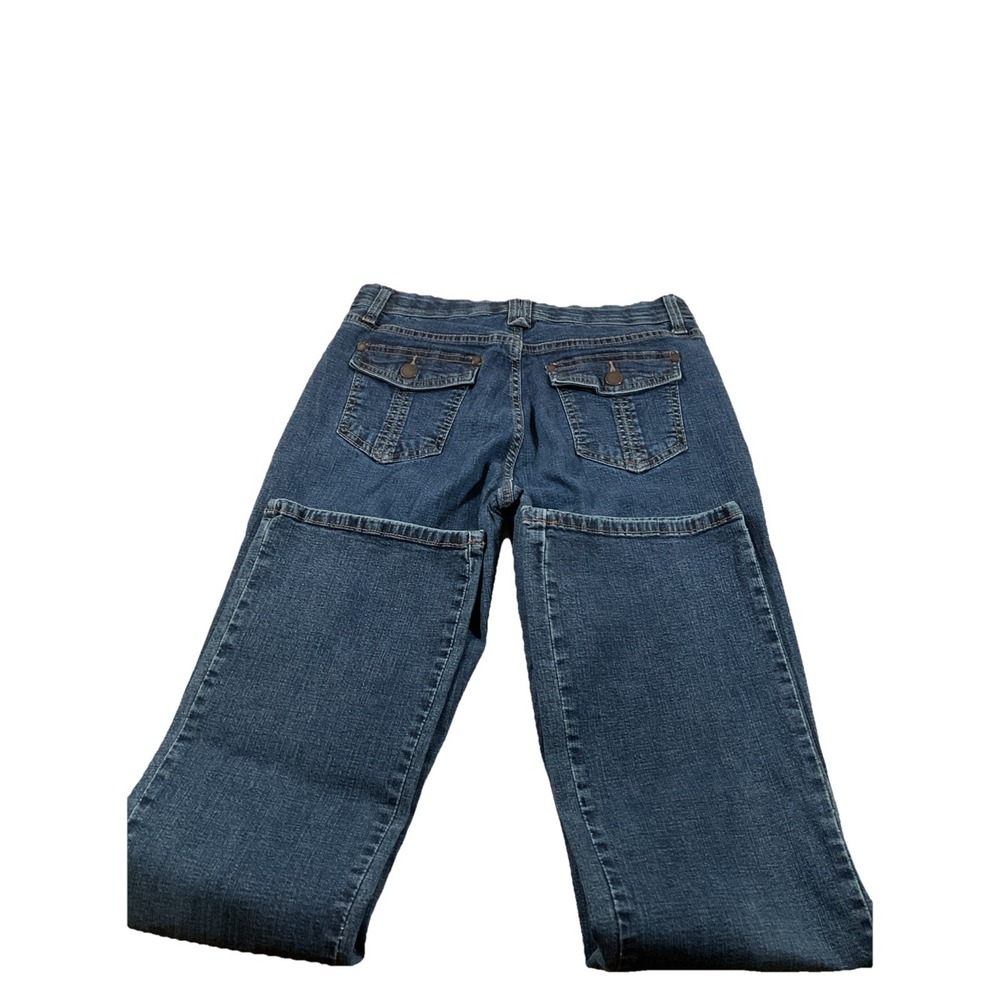 Lee Comfort Waistband Jeans Womens Size 10 Boot Cut Stretch Back Flap Pocket I24